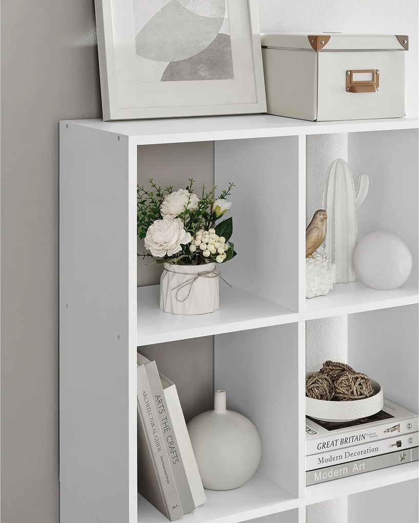 Estante sala com 10 cubos 30 x 65,5 x 161,5 cm Branca