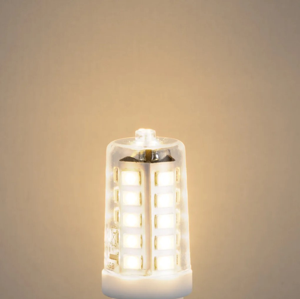 Conjunto de 5 Lâmpadas LED G9 reguláveis 1.2W 100 lm 2700K