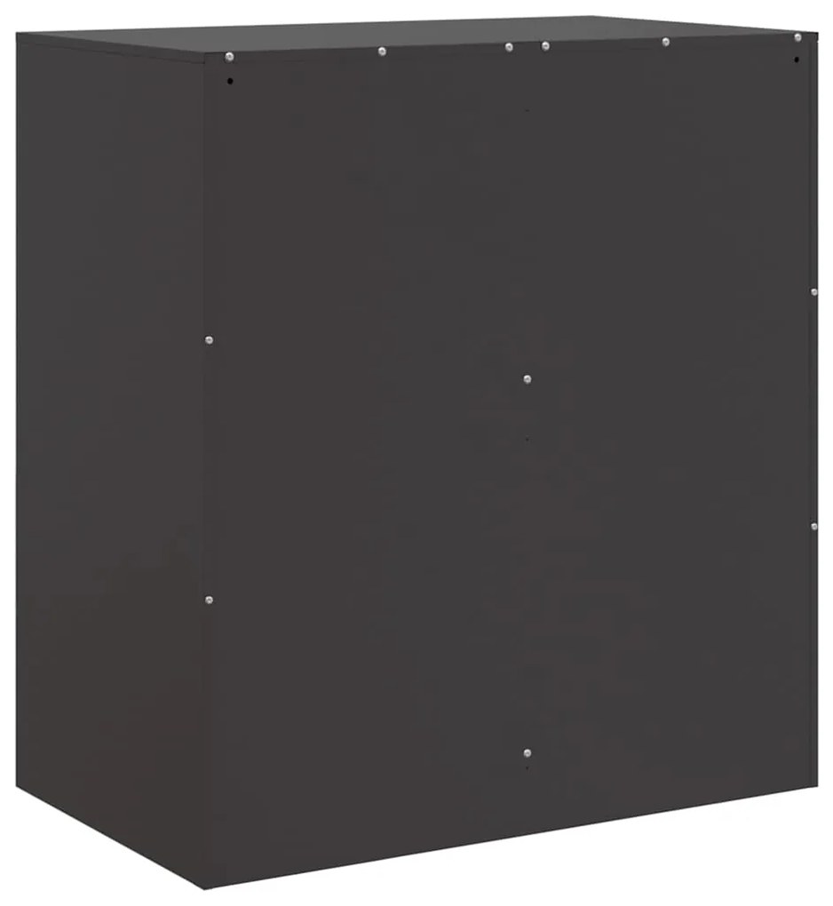 Aparador 67x39x73 cm aço preto