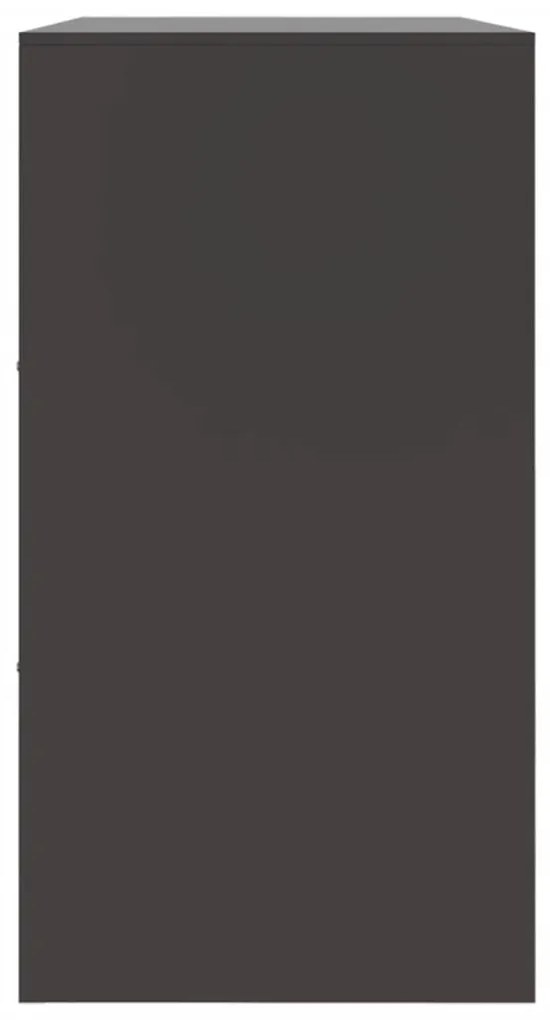 Aparador 99x39x73 cm aço preto