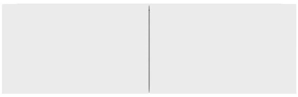 Móveis de TV 3 pcs derivados de madeira branco