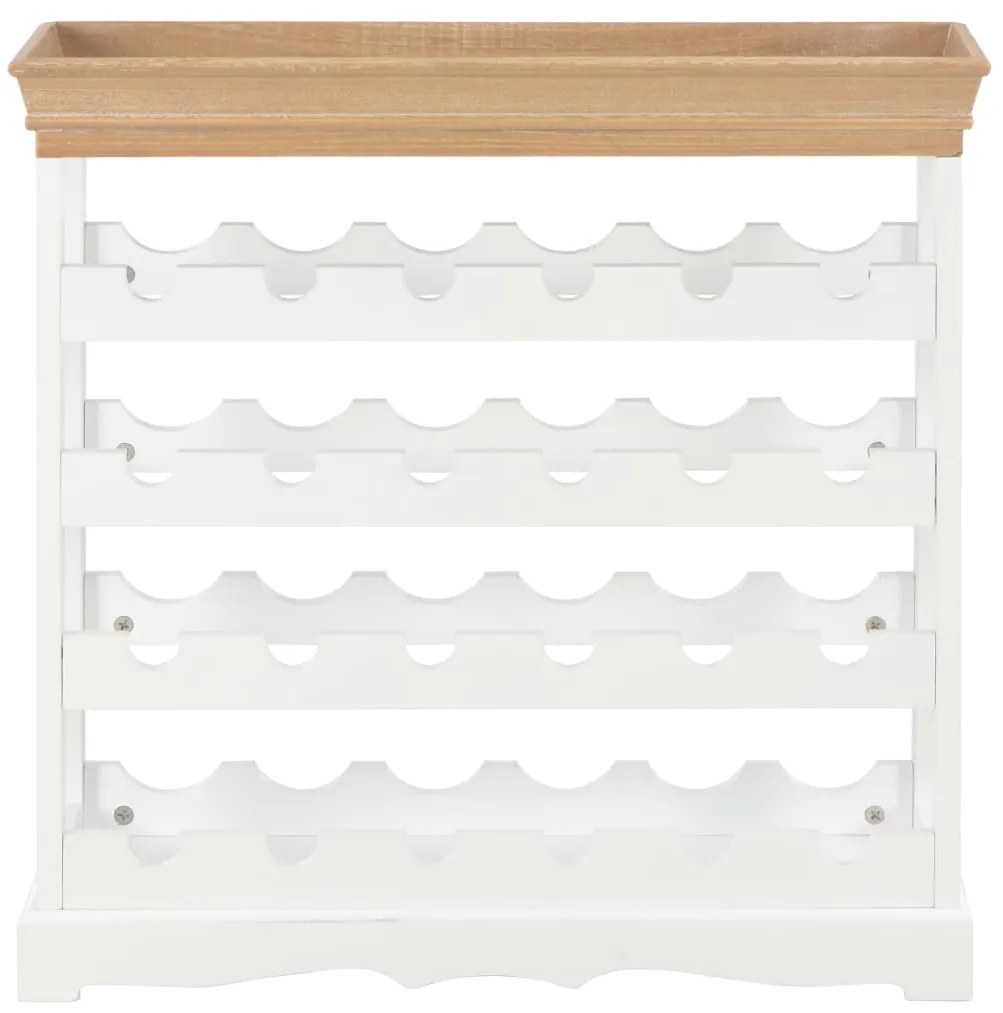 Garrafeira 70x22,5x70,5 cm MDF branco
