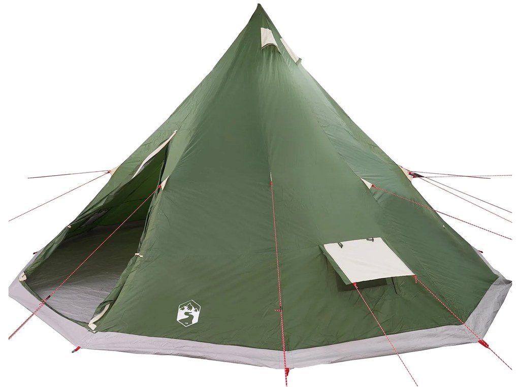 Tenda Familiar Tipi Verde 12-Pessoas Impermeável