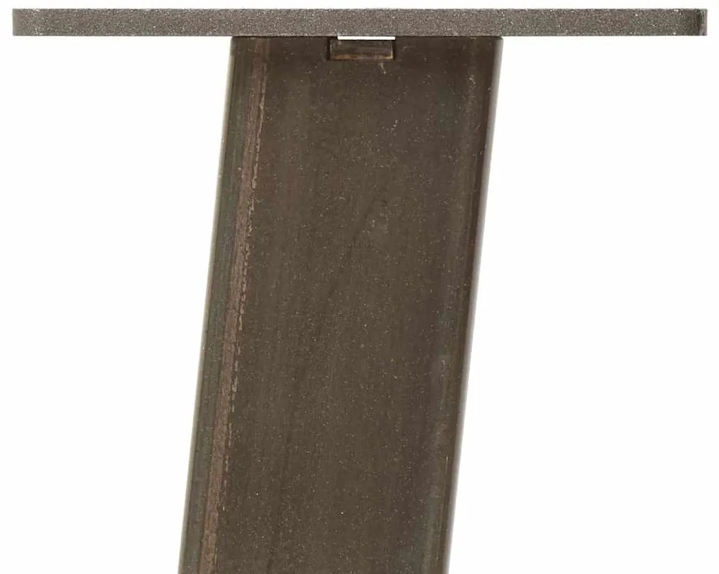 Pés de mesa de console 4 peças aço natural 72 cm aço