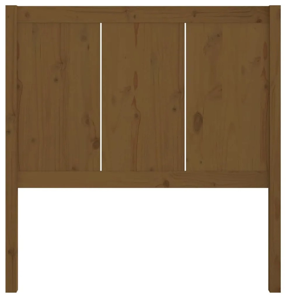 Cabeceira de cama 95,5x4x100 cm pinho maciço castanho mel
