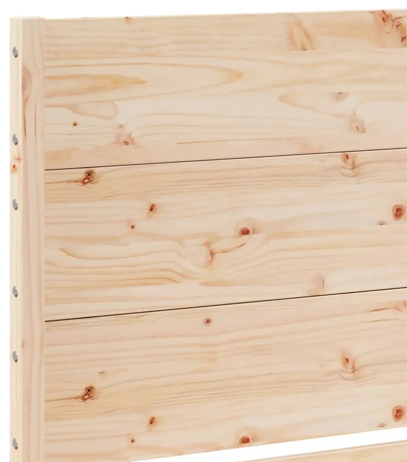 Cama extra longa sem colchão 100x220 cm madeira maciça