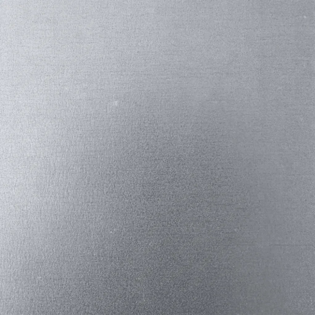 Vaso/floreira de jardim 45x45x75 cm aço galvanizado