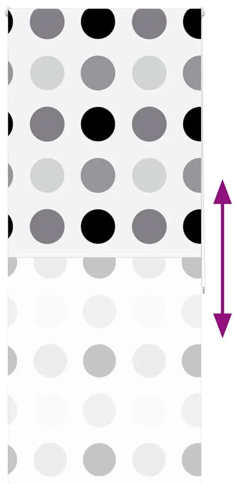Rolo de Duche Estores 110x240 cm Largura Tecido 106 cm