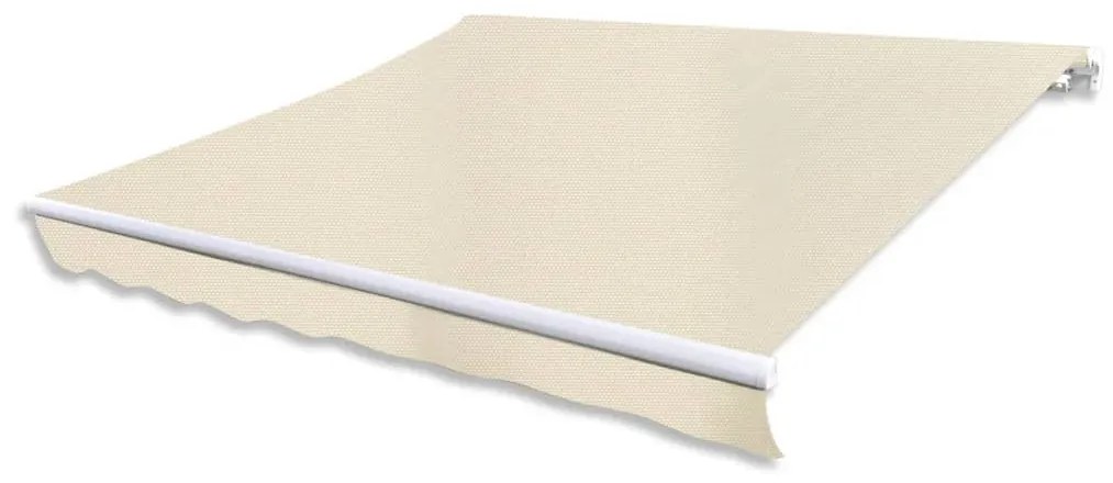 vidaXL Toldo dobrável motorizado 400 cm creme