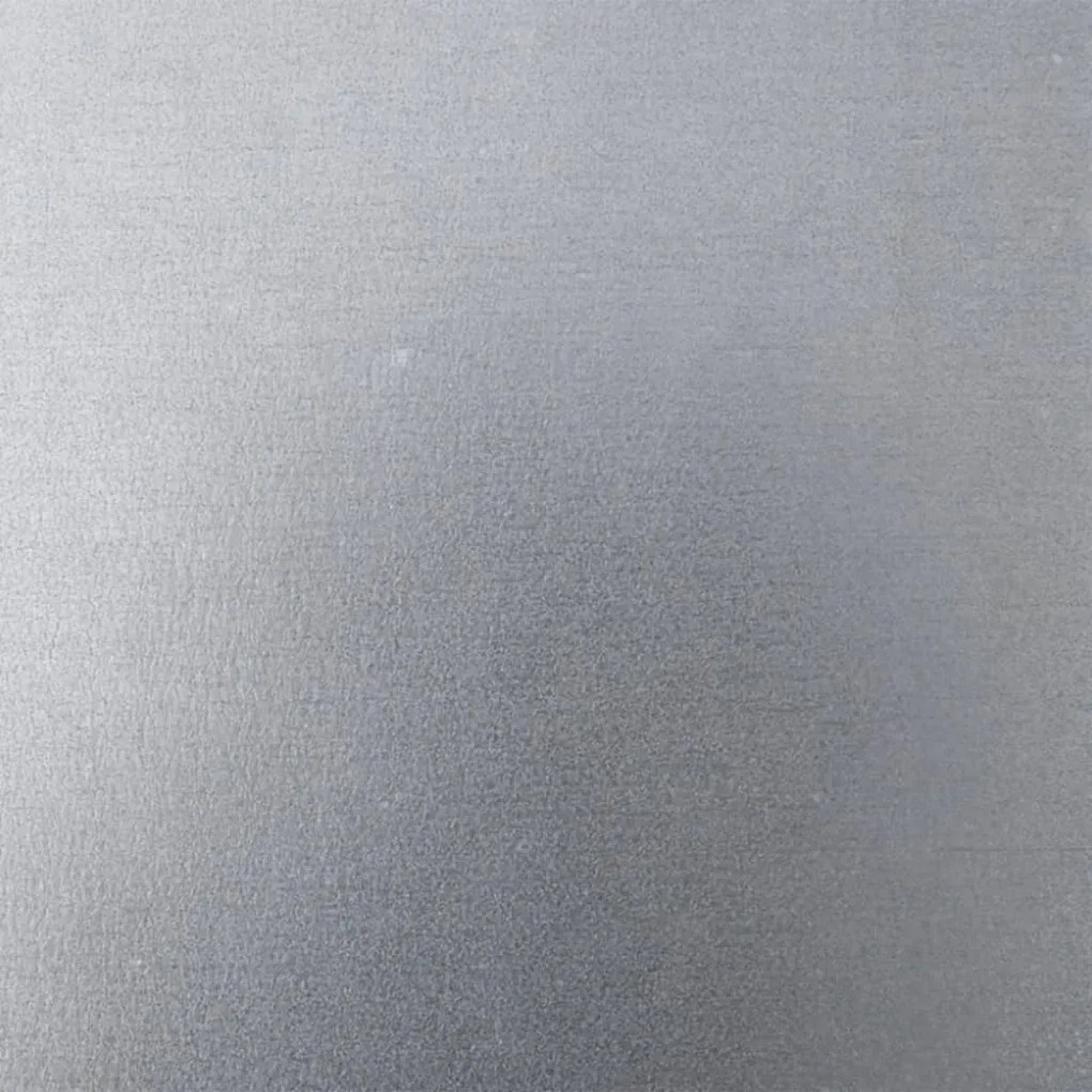 Vaso/floreira de jardim 40x40x40 cm aço galvanizado