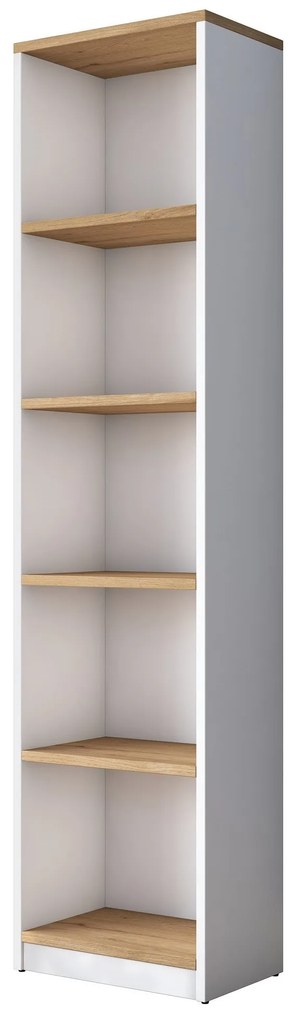 Secretária de Estudo HA115 – Nogueira e Branco – 120x161,8x50 cm