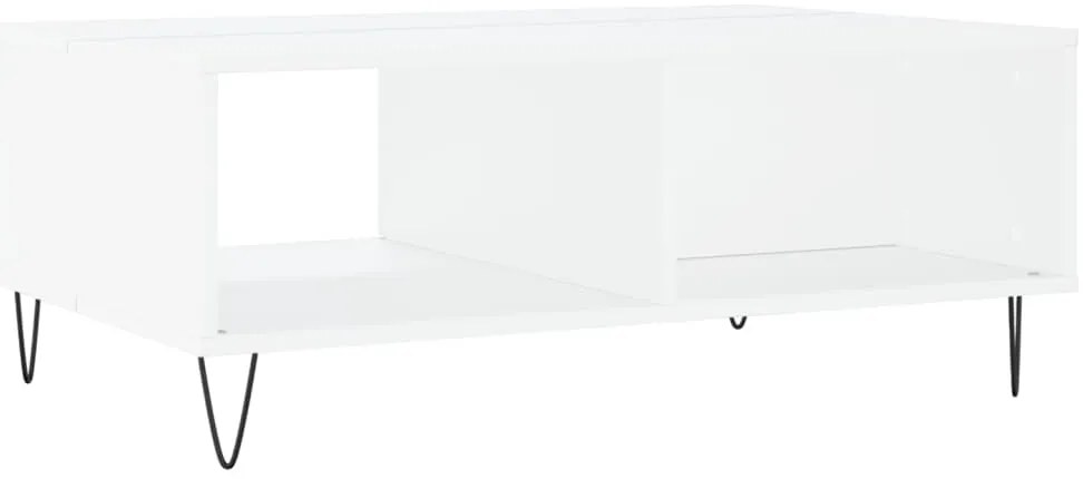 Mesa de centro 90x60x35 cm derivados de madeira branco