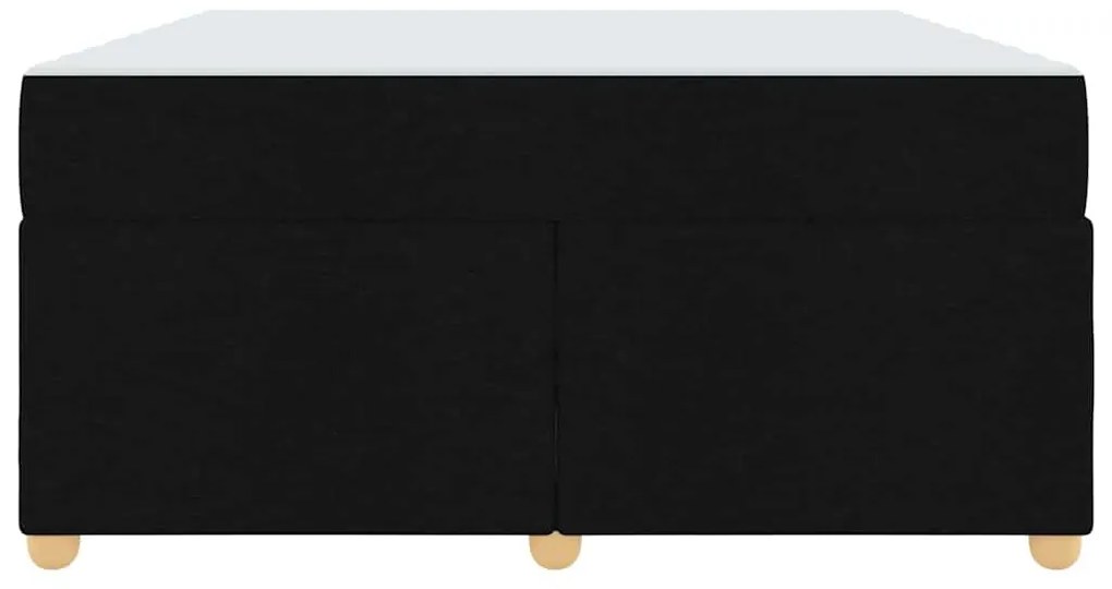 Estrutura de cama com colchão Outros Preto 140 x 200 cm tecido