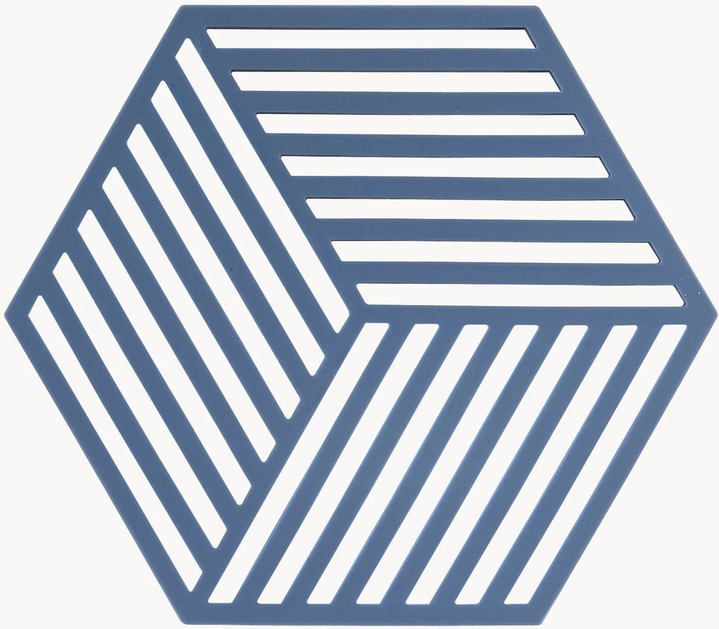 Bases para copos em silicone Hexagon, conjunto de 6