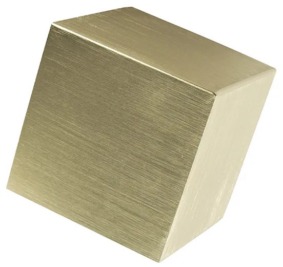 Candeeiro de parede moderno dourado - Cube Design,Moderno