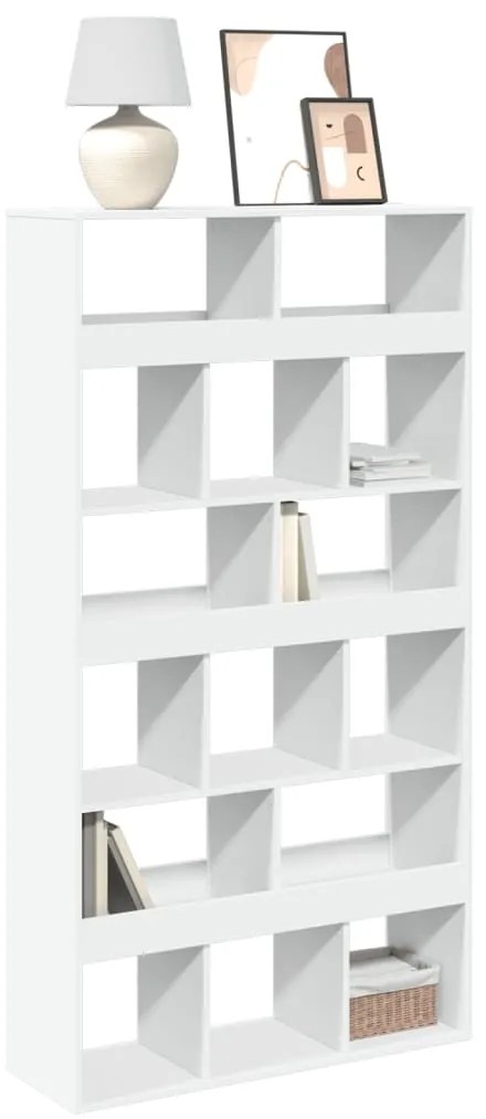 Estante 100x33x187,5 cm derivados de madeira branco