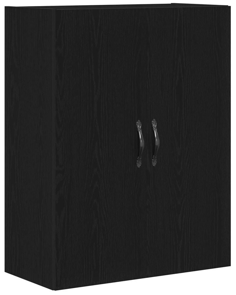 Armário Alto vidaXL Carvalho Preto 69,5x34x180 cm Madeiras de Engenhar