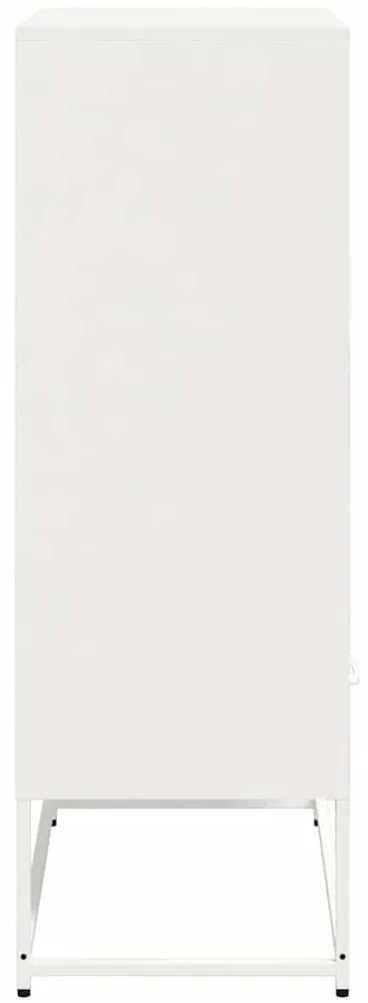 Móvel alto 68x39x111,5 cm aço branco
