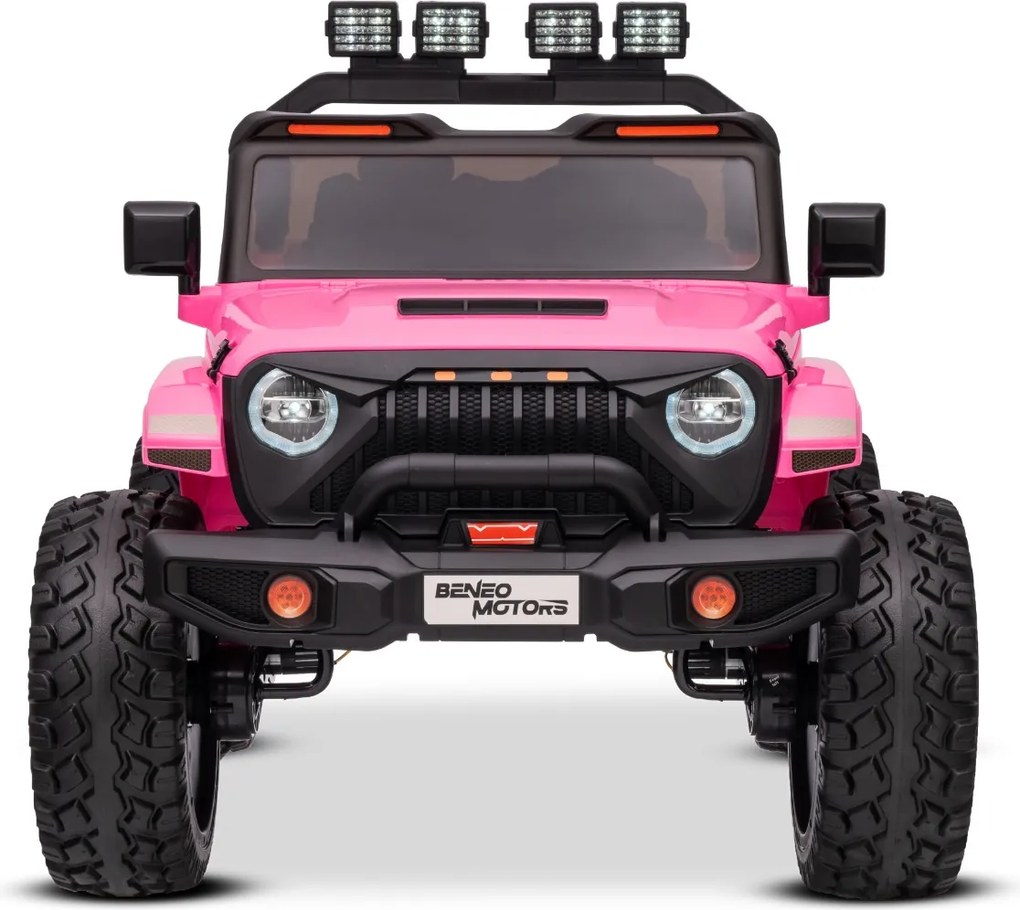 Jipe elétrico para crianças OFFRIDE 4x4 2 Lugares 24V bateria de litio, Rodas Grandes EVA com suspensão nas rodas traseiras, controlo remoto, luzes LE