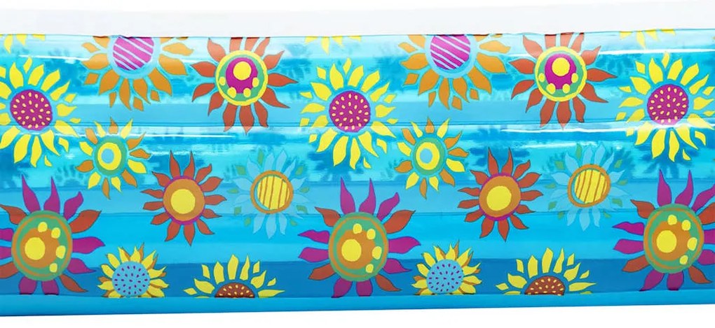 Piscina infantil insuflável 229x152x56 cm azul