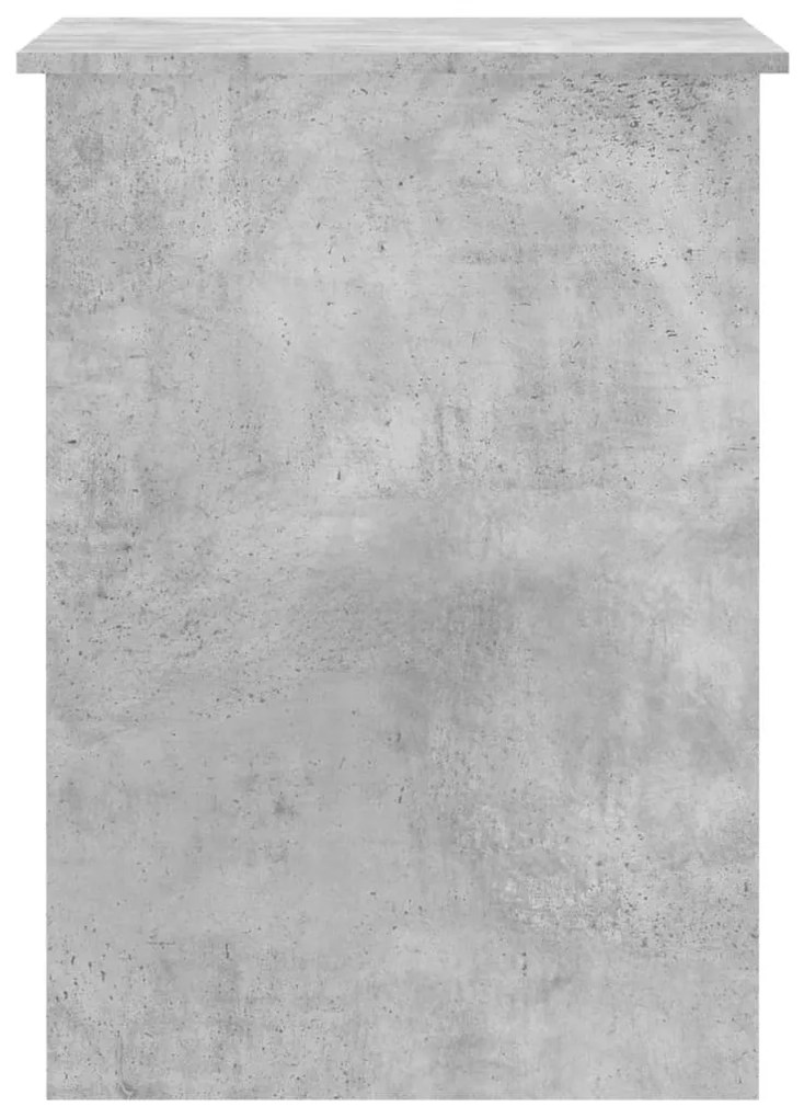 Secretária 100x55x75 cm derivados de madeira cinzento cimento