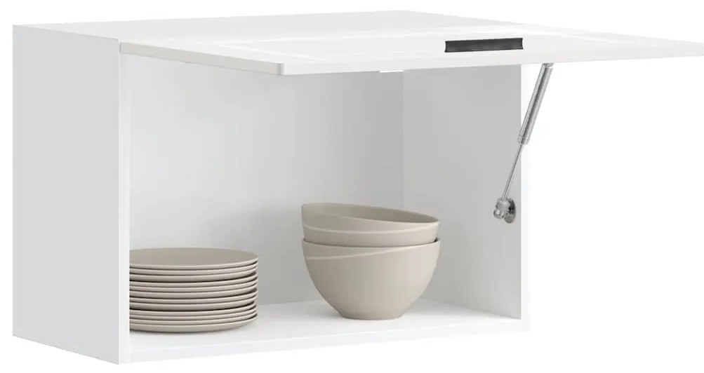 vidaXL Armário de parede de cozinha Porto branco brilhante
