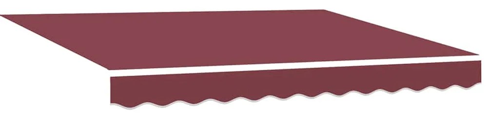 Toldo retrátil manual 300x250 cm bordô