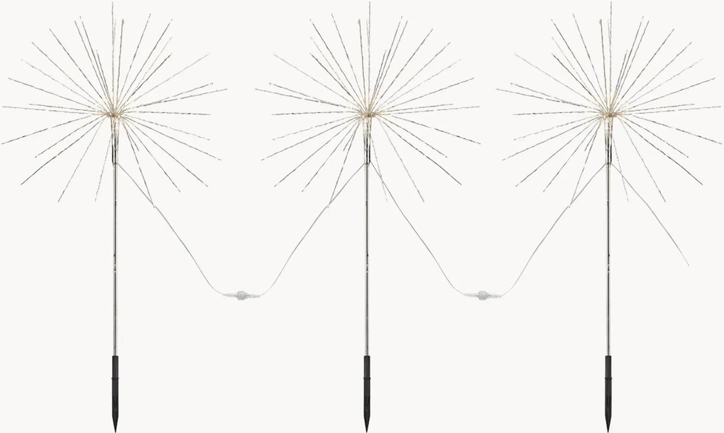 Estacas de Natal LED para exterior Zoey, conjunto de 3