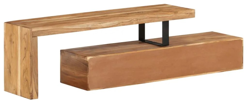 Suporte de TV madeira de acácia maciça