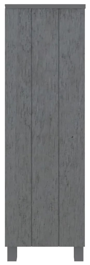 Estante HAMAR 85x35x112 cm pinho maciço cinza-escuro