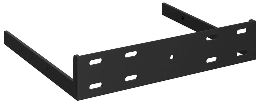 Prateleiras de parede suspensas 4 pcs 23x23,5x3,8cm MDF cinza