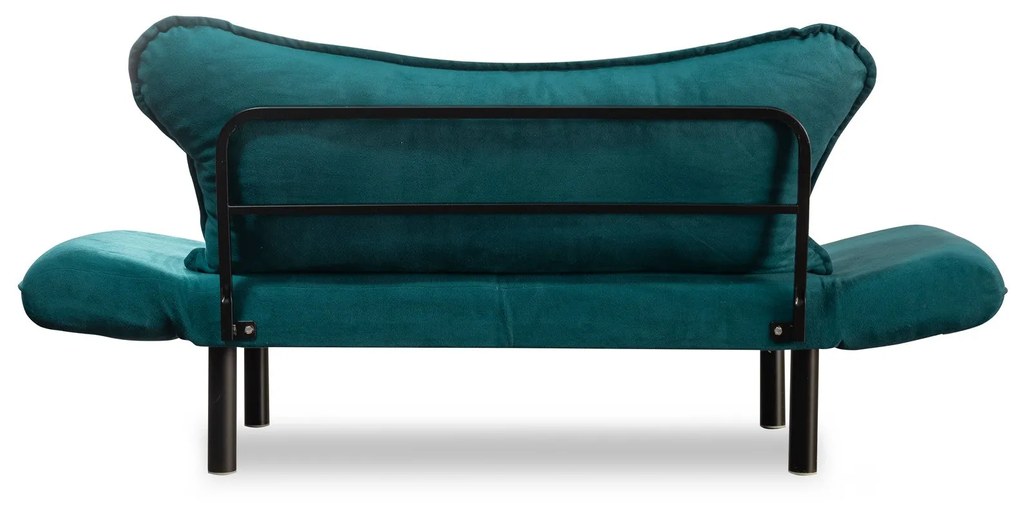 Sofá Cama "Chatto" – Azul Petróleo – 180x65x70 cm – Design Moderno