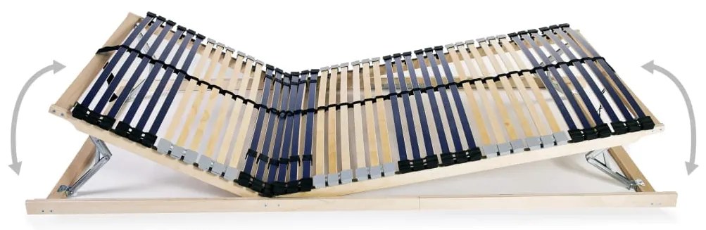 Estrado de ripas com 42 ripas 7 zonas 120x200 cm