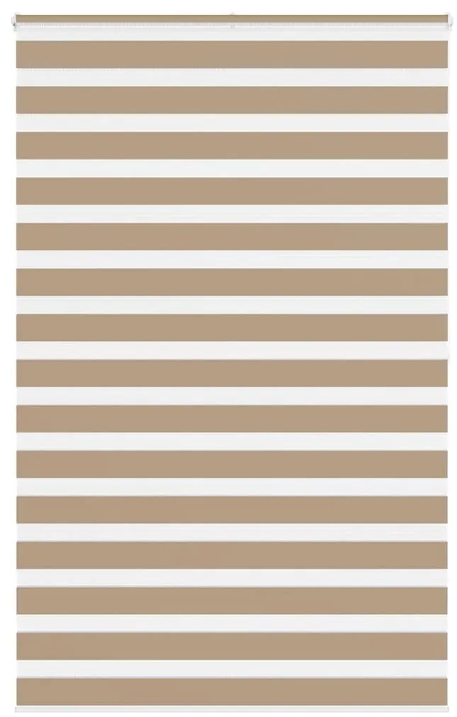 vidaXL Cortina de zebra 140x200 cm largura do tecido 135,9cm poliéster