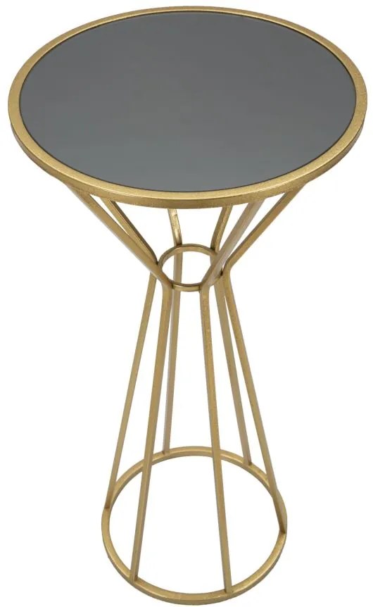 MESA DE APOIO SIMPLE NEW DOURADA Ø 40X80 CM