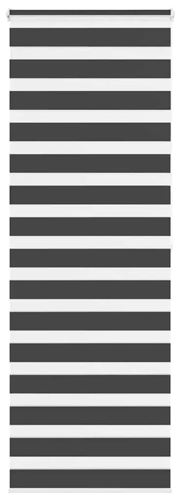 vidaXL Cortina de zebra 70x200 cm largura do tecido 65,9 cm poliéster