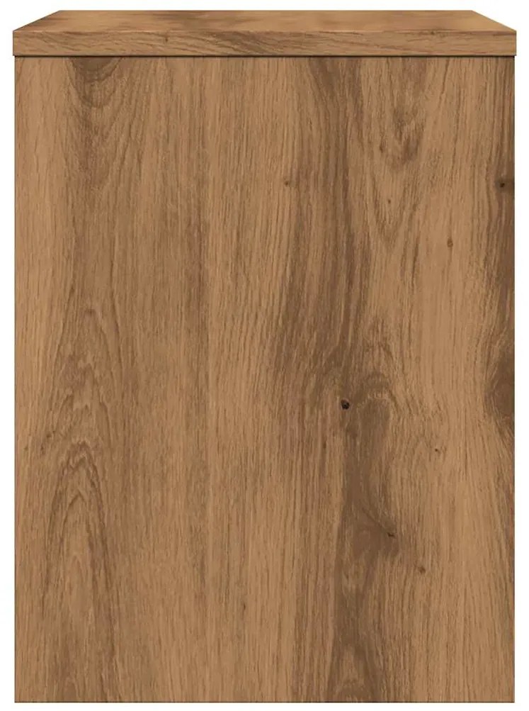 Mesa de cabeceira 2 pcs derivados de madeira carvalho artesanal