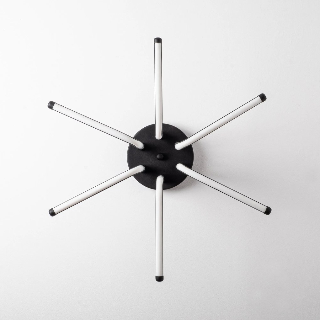 Chandelier Leddaisy – Preto – 55x25x55 cm
