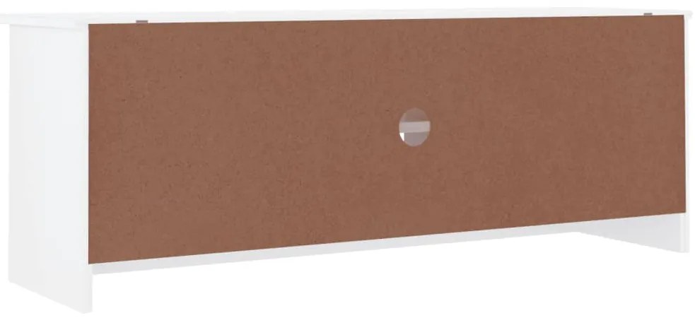 Móvel de TV ALTA 112x35x41 cm madeira de pinho maciça branco