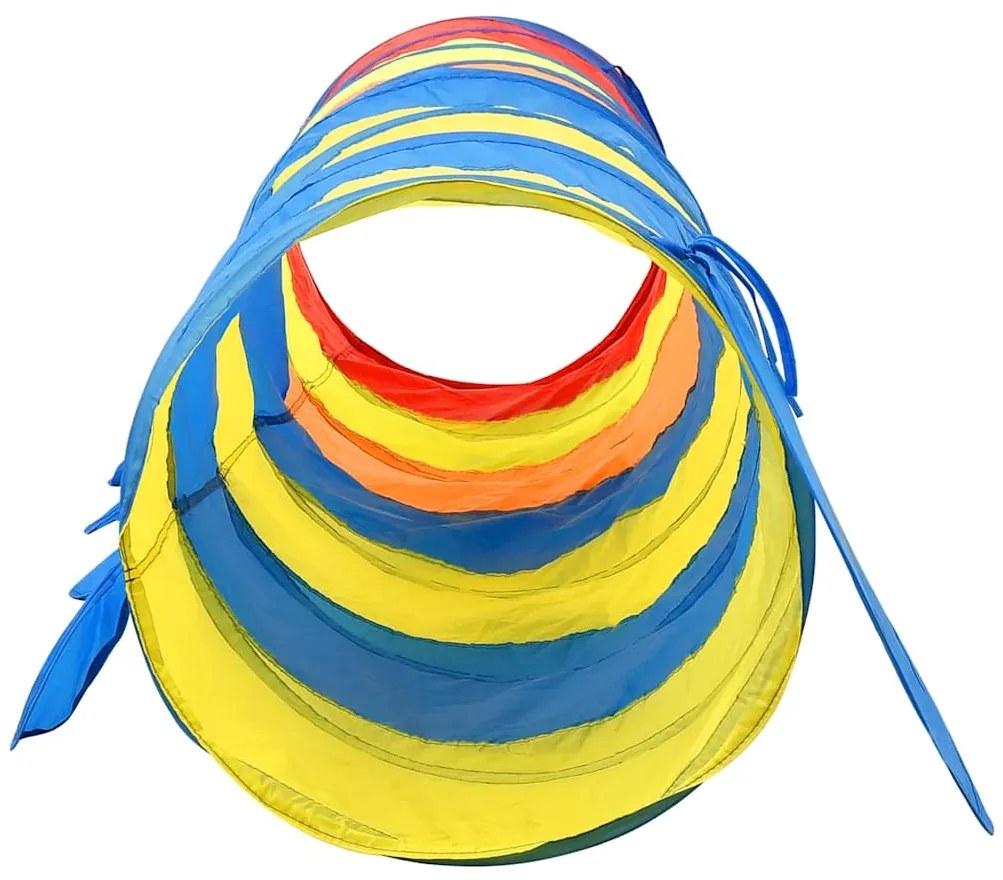 Túnel de brincar infantil 245 cm poliéster multicor