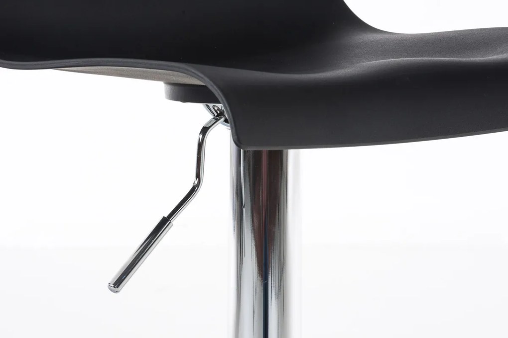 Banco de bar Hoover 39 x 84-104 x 36 cm Preto