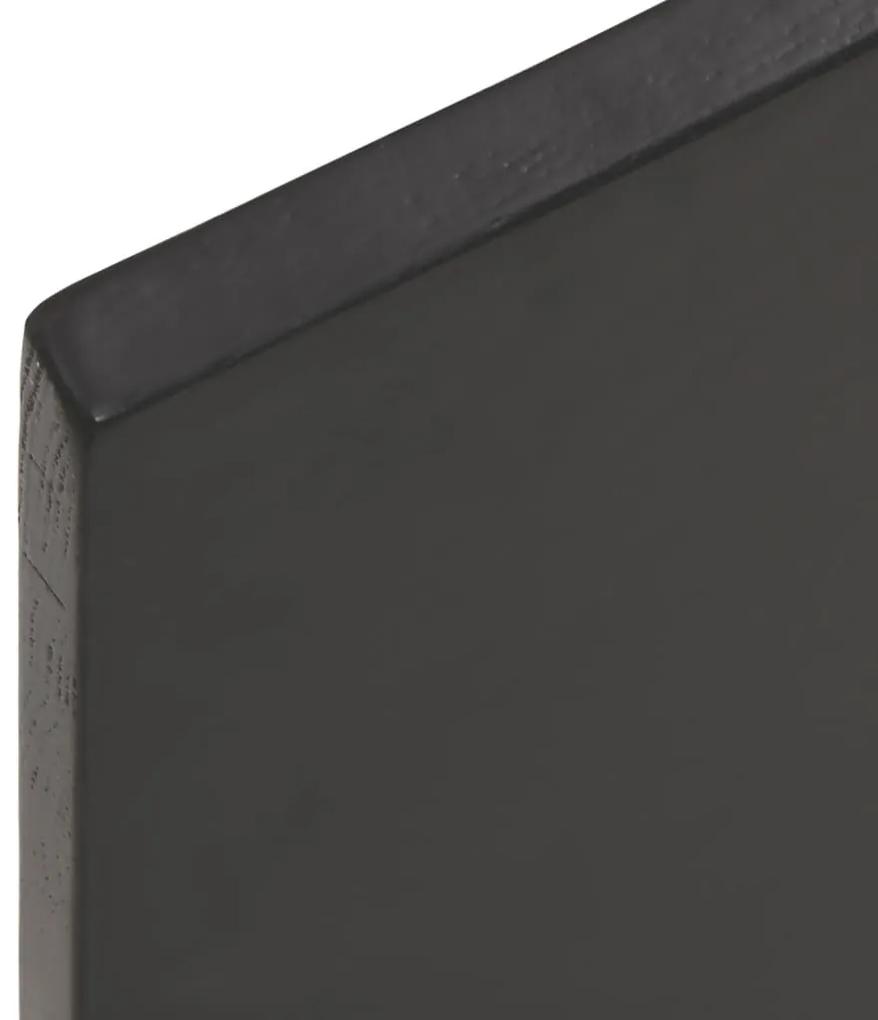 Prateleira de parede 100x60x2 cm carvalho tratado cinza-escuro