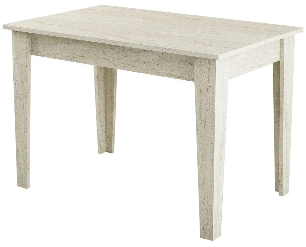 Mesa de Cozinha Kiev – Travertino – 110 cm x 75 cm x 72 cm