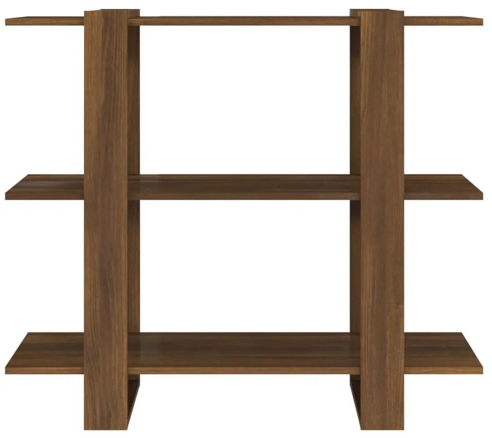 Estante/divisória 100x30x87 cm cor carvalho castanho
