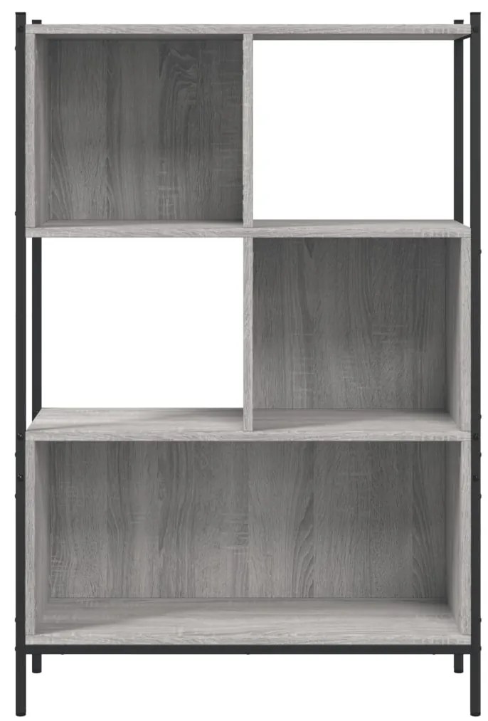 Estante 72x28x109 cm derivados de madeira cinzento sonoma