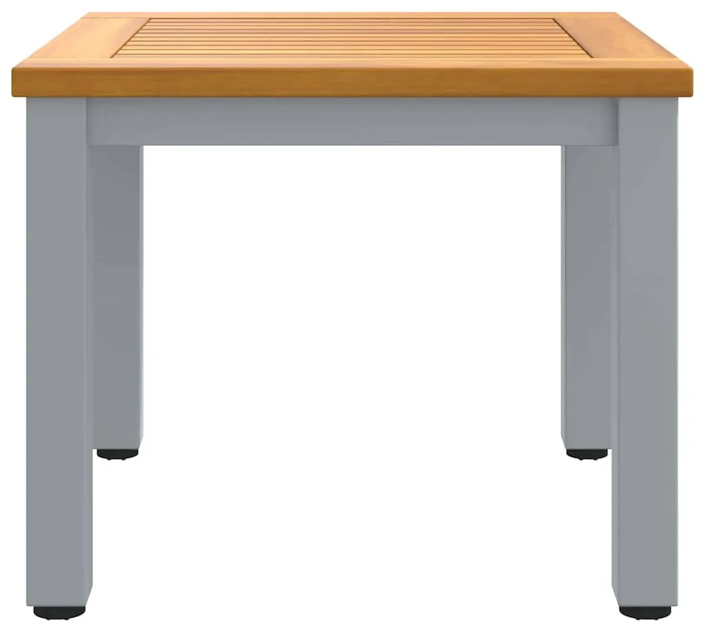 Mesa Lateral de Jardim 45x45x38 cm em Madeira de Acácia Sólida