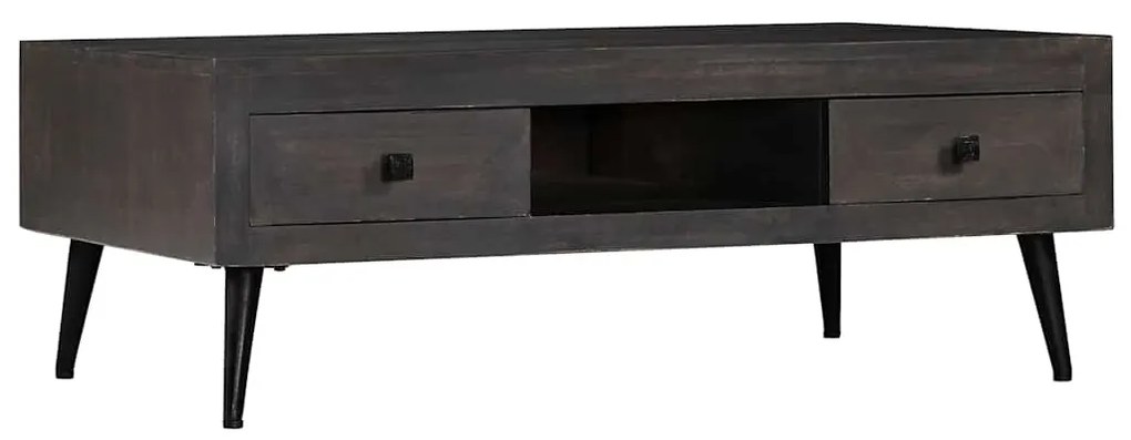 Mesa de centro madeira de mangueira maciça 100x60x35 cm