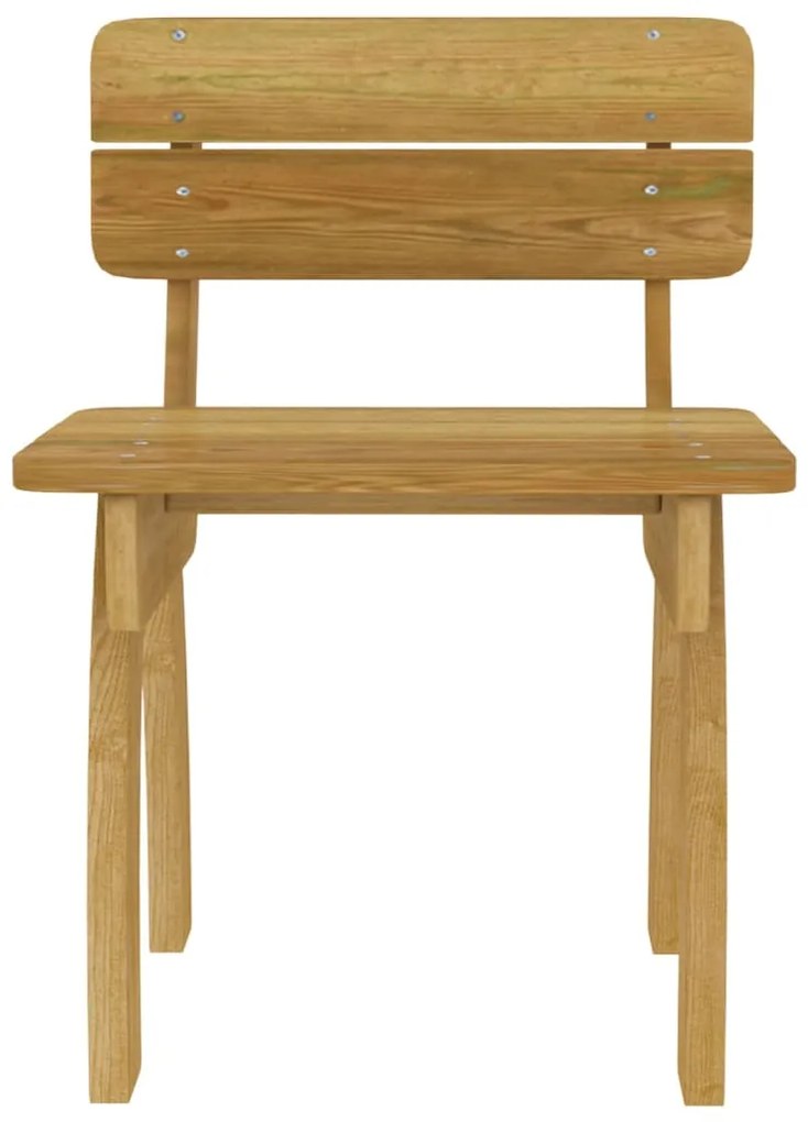 5 pcs conjunto de jantar p/ jardim pinho impregnado
