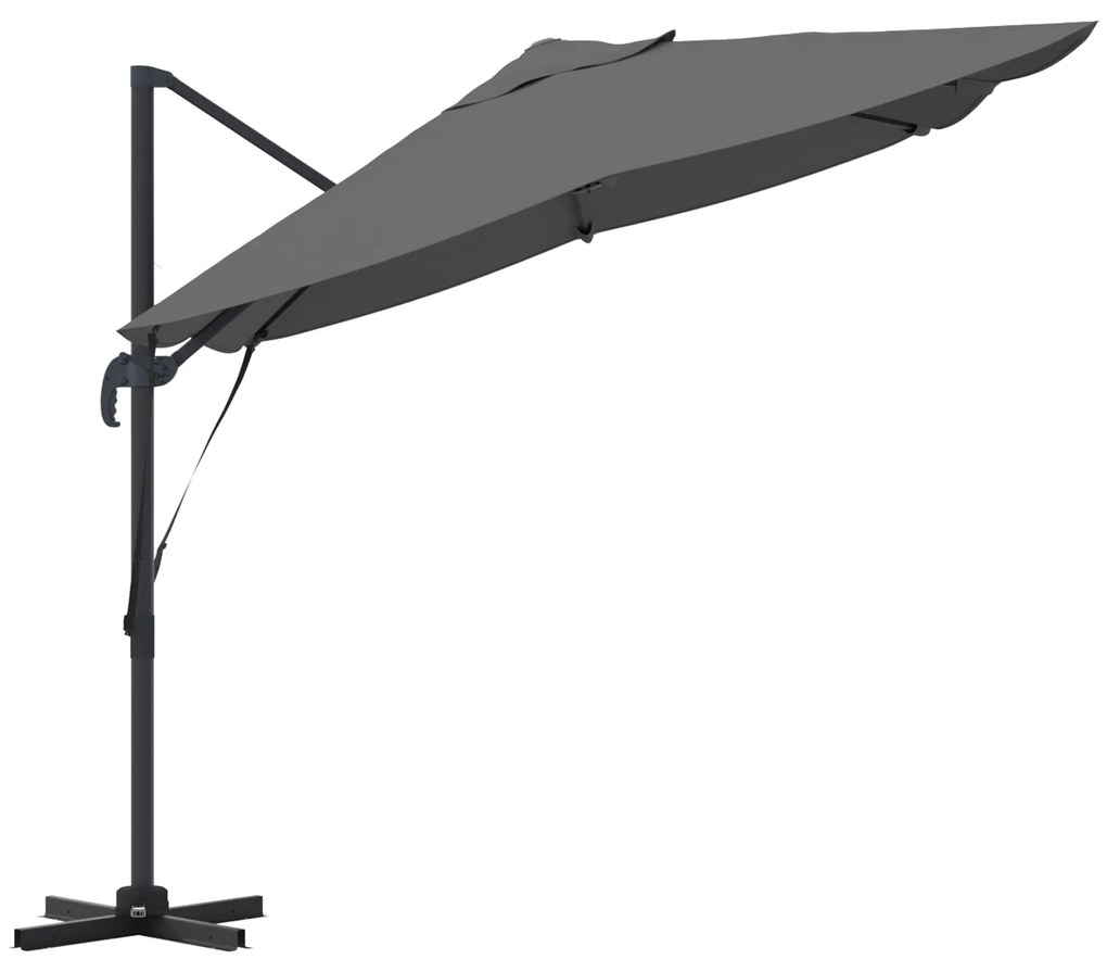 Guarda-sol de Braço Articulado Antracite