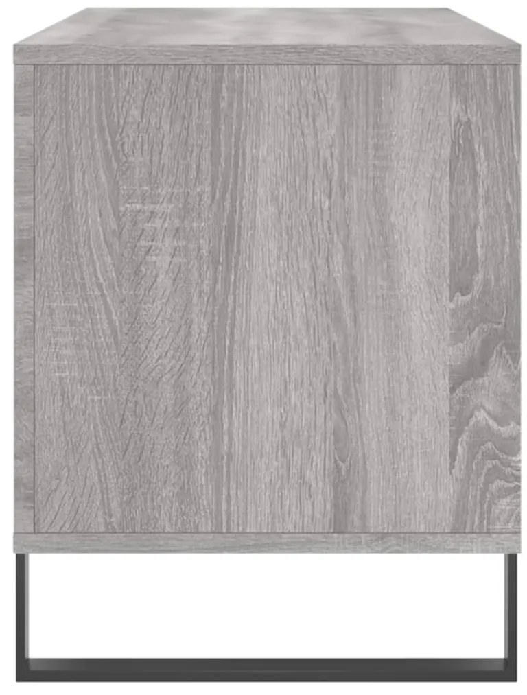 Armário p/ discos 100x38x48cm derivados madeira cinzento sonoma
